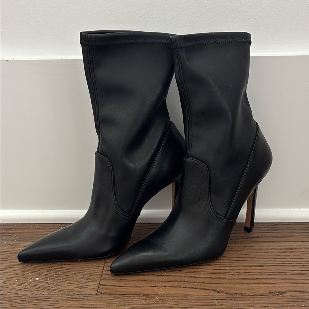 IRO Black Stretch Booties